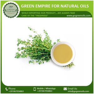 Huile d'aromathérapie pour les soins de la peau de marque privée en vrac huiles d'extrait de plante essentielle de thym bio 100% de qualité thérapeutique pure - Product Image 2