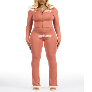 Conjunto Deportivo para Mujer, Chándal Cortavientos, Ropa Deportiva Cómoda y Transpirable para Entrenamiento, Correr y Fitness - Product Image 4