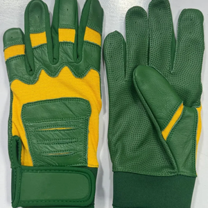 Guantes de Bateo de Béisbol Profesionales Hechos a Medida, Recién Lanzados, Antideslizantes, de Cuero Duradero, Ajustables para - Product Image 4