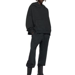 Sweats à capuche pour hommes personnalisés Boxy Fit recadrée couture Vintage sweats à capuche surdimensionnés sweats à capuche vierges personnalisés usine - Product Image 6