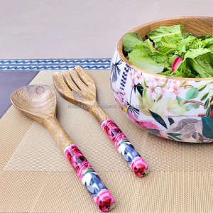 Nuevo cuenco de madera de alta calidad para cocina y mesa, tamaño personalizado y forma redonda, cuenco de madera para servir alimentos de RF Crafts - Product Image 6