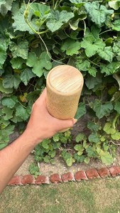 Thermos et infuseur en bambou et acier bio faits à la main, capacité de 500 ml, pour boire de l'eau chaude, du café, du thé, une bouteille d'eau - Product Image 4