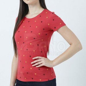 Camisetas de mujer con logotipo personalizado Camisetas de mujer de gran tamaño Camisetas de mujer al por mayor Camisetas de mujer de precio barato - Product Image 3