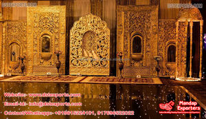 Marco de puerta de boda inglés modernista configuración victoriana Romance boda escenario telón de fondo marco blanco sueño boda Escenario Puerta marco - Product Image 3