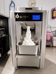 Vitrina Refrigerada Italiana para Helados con Puerta de Vidrio, Exhibidor de Helados en Lotes, Congelador para Conos de Helado - Product Image 3