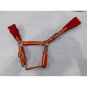 Boucles de matériel de licou de cheval en nylon durable Colliers de tête de cheval en cuir personnalisés avec sangle en PVC en laiton et en acier - Product Image 4