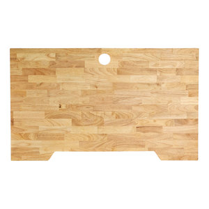 17mm Thick AA Grade Rubber Wood MB045 <b>Computer</b> <b>Desk</b> Durable Gaming Laptop Table 100x60cm Cutout High Quality Office Furniture - Product Image 1