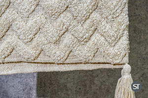 Set de table en coton recyclé touffeté 40 x 60 cm, vaisselle écologique, tapis de table pour la vente en gros, décoration intérieure, export - Product Image 2