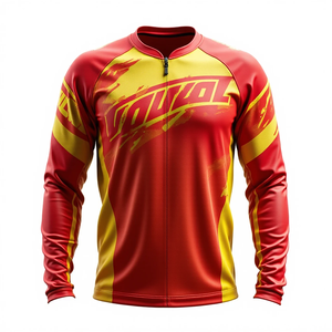 Camisetas de Motocross Profesionales de Tela de Alto Rendimiento Diseñadas para Comodidad, Transpirabilidad y Ropa de Carreras de Motos - Product Image 5