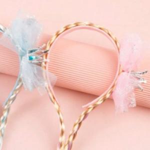 लड़कियों के लिए राजकुमारी जमे हुए विग हेयरबैंड लंबे ब्रेडेड विग हेडबैंड - Product Image 3