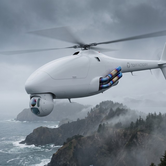 TOPFACTORY LD-150 Heavy Lift Fuel Powered Cargo Drone 85kg Payload