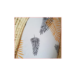 Hot Selling Soft and Breathable 100% cotton vintage leaf pattern <b>muslin</b> <b>baby</b> fitted bassinet sheet for <b>babies</b> - Product Image 1