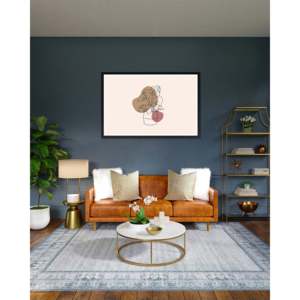 XXL <b>Black</b> Pine Wood Picture <b>Frame</b> 100 X 150 cm Square Pattern <b>A1</b> Size with Mirror Finish - Product Image 3