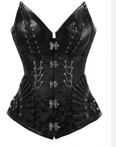 คอร์เซ็ทหนังสำหรับผู้หญิงคอร์เซ็ทหนังระบายอากาศได้ดีเป็นมิตรกับสิ่งแวดล้อม - Product Image 6