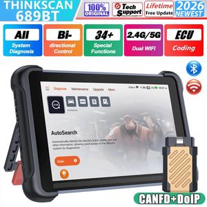 Nouvel outil de diagnostic automobile Think Scan 689BT, scanner OBD2 bidirectionnel, 34+ services - Product Image 1
