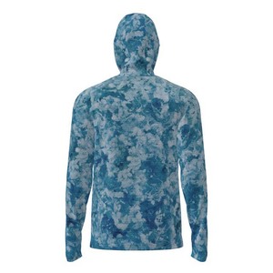 UPF50 + chemises de pêche hommes séchage rapide respirant chemises de sport camouflage grande taille chemises de pêche sweats à capuche de pêche impression par Sublimation - Product Image 5