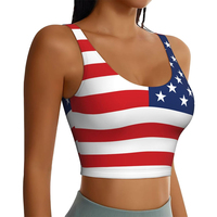 Soutien-gorge de sport pour femme à maintien élevé, motif à carreaux, logo frontal, léger, simple, respirant, séchage rapide, tendance, push-up