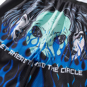 Vêtements de basket-ball en gros, shorts de basket-ball, taille plus, vêtements de sport en maille pour hommes, polyester, couleur personnalisée - Product Image 5