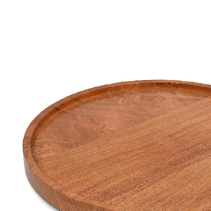 Meilleure vente moderne et design vintage plateau de service en bois massif assiette ensemble de service pour petit déjeuner prix de gros usage domestique impression unique - Product Image 5