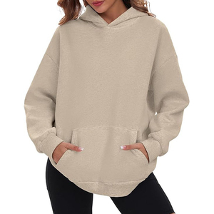 Women Hoodies Oversized <b>Fleece</b> Long Sleeve Casual Basic Pullover Sweatshirts 2025 Fall Outfits <b>Sweater</b> for women OEM Serviced - Product Image 1
