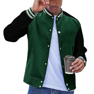 Chaqueta Varsity Personalizada Unisex de Alta Calidad para Invierno, Chaqueta de Lana con Mangas de Cuero para Béisbol Universitario para Hombre, 2026 - Product Image 2