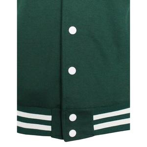 Chaqueta de invierno para hombre con letras de béisbol universitario de algodón y poliéster, chaqueta universitaria de invierno con bordado cuadrado de estilo universitario personalizado - Product Image 4