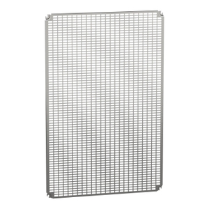 Pour SCHNEIDER ELECTRIC NSYMR128 Plaques perforées monobloc H1200xW800mm Perforations universelles Boîtiers d'instruments électroniques - Product Image 1