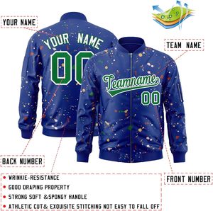 OEM Custom Zip Varsity Jacket Formal Style with Ribbed Hem and Collar Available in All Sizes and Colors Embroidery <b>Decoration</b> - Product Image 3