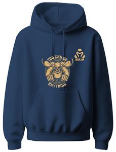 Sweat à capuche unisexe premium pour l'hiver |   Tissu en molleton 100% coton, style vintage, respirant et à séchage rapide, look élégant pour hommes et femmes - Product Image 2