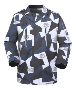 Doudoune d'hiver personnalisée pour hommes Doudoune en toile isolée imperméable avec col à capuche Logo avant Position - Product Image 2