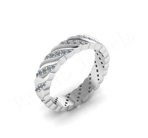 2025คุณภาพสูงสำหรับผู้หญิง S925เงินสเตอร์ลิงแหวนแต่งงานเพทาย Vermeil ของขวัญเครื่องประดับตามสั่งสำหรับผู้หญิง - Product Image 1