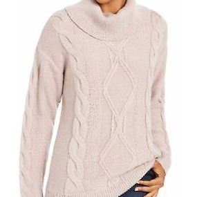 Maglione da Donna Charter Club con Collo ad Anello, Lavorazione a Trecce e Glitter, Traspirante, Casual, Taglia XX-Large per Autunno/Inverno, Rosa - Product Image 3