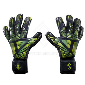 Gants de gardien de but SPYTHER GEAR SPORTS, haute performance, antidérapants, fermeture à boucle auto-agrippante, imperméables, tissu en microfibre, tricotage en latex - Product Image 1