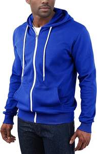 Sweat-shirt à capuche léger pour homme Ohoo, fermeture éclair intégrale, veste à capuche - Product Image 3