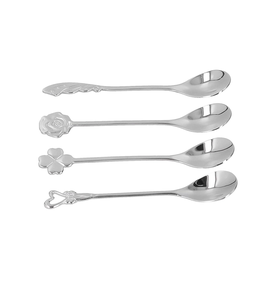 Steel Spoon Dessert Spoon Butterfly Stainless Steel Household Tea Spoon Butterfly Handle <b>Gifts</b> Packing <b>Box</b> - Product Image 6