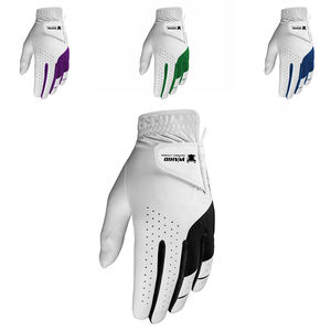 Guantes de Golf Profesionales para Mano Izquierda, de Cuero Genuino con Impresión por Sublimación de la Mejor Calidad, Cuero Suave Premium y Tela de PU - Product Image 5