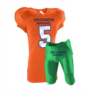 Uniformes de Fútbol Americano Personalizados, Conjunto de Camiseta y Pantalones, Impresión por Sublimación, Nombre del Equipo Universitario, Número, Ropa Deportiva de Fútbol - Product Image 1