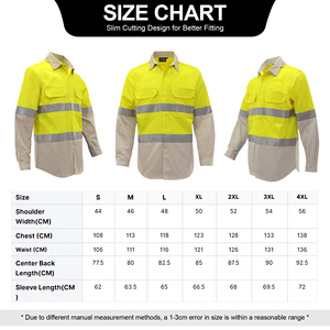 長袖メンズシャツ,安全反射安全構造 - Product Image 6
