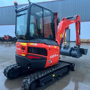Mini-excavatrice sur chenilles Kubota U27-4 avec cabine fermée, surveillance à distance du moteur/du moteur électrique/du réducteur/du pompe pour la construction agricole et l'aménagement paysager - Product Image 3