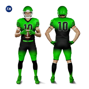 Conjunto de Uniforme de Fútbol Americano, Jersey y Pantalones Cortos con Estampado 3D Personalizado, 100% Poliéster Transpirable de Secado Rápido, Talla Grande, para Todas las Temporadas - Product Image 1