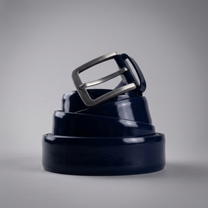 Ceinture en cuir à boucle ardillon de qualité supérieure OEM pour hommes – Vente en gros, couleur unie, nouvelle mode, en cuir de vachette - Product Image 3