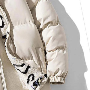 Blouson bombardier d'hiver confortable pour hommes imperméable coupe-vent respirant Durable séchage rapide doux avant Logo fermeture à glissière - Product Image 4