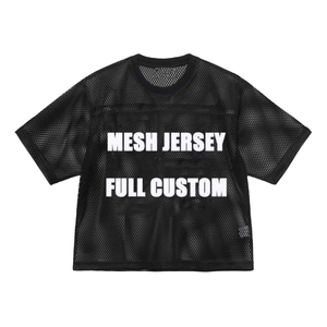 Maillot de rugby rétro ample en maille respirante, style boxy court, personnalisé avec faible MOQ, pour le football américain, brodé OEM - Product Image 1