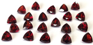 Grenat Naturel Trillion Facette 5mm-Grenat Rouge Lâche Qualité Supérieure - Product Image 2