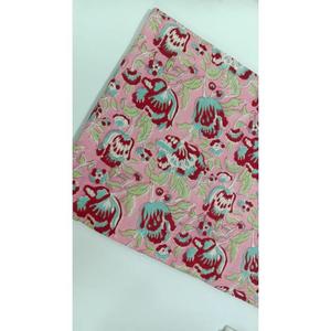 Vente à l'exportation de vente chaude de matières premières textiles tissu de coton pur avec des motifs imprimés d'Inde - Product Image 5