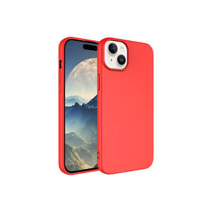 Coque en silicone liquide souple antichoc de qualité supérieure MSRA LSR Launch Red pour iPhone 15 14 Plus XS A22 A50 - Coques arrière - Product Image 1