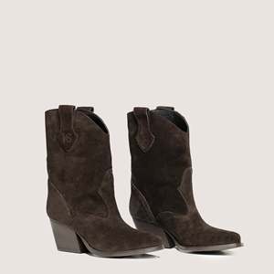 Montana Texan Marron Foncé Bottines Chaussures Élégantes Confortable et Chic - Product Image 2