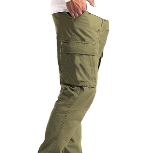 Pantalones Cargo de calidad premium superventas para hombre, estilo popular, cintura deportiva, tela de algodón de alta calidad, estampado personalizable - Product Image 6
