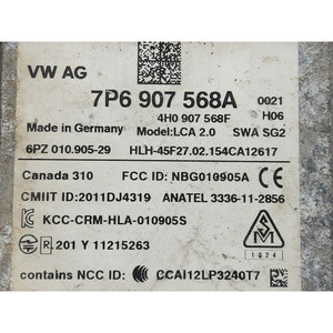 SENSOR DE ASISTENCIA DE LANEASSISTANCE VOLKSWAGEN Serie Touareg (7P6) (2014>) 7P6907568A CVVA diésel 2967 (14>) - Product Image 3
