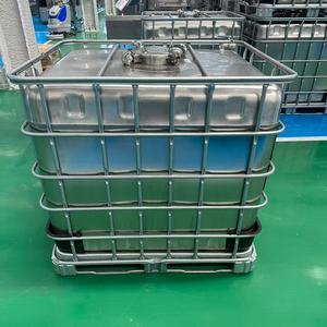 Réservoir IBC de 1000 L en acier inoxydable 304 certifié ONU, résistant aux explosions, pour le stockage de liquides chimiques, directement de l'usine - Product Image 4